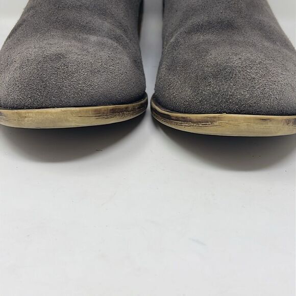 Lucky Brand Basel Bootie, Gray Suede, women’s size 8M, 1.5” heel - Picture 3 of 12